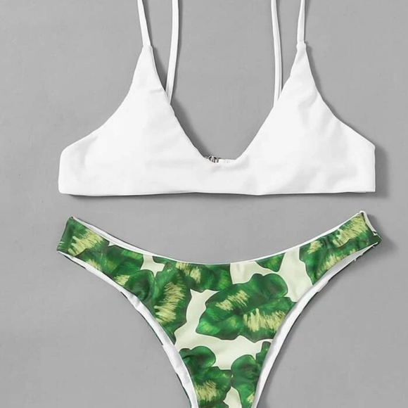 FLORAL PRINT BIKINI SET BY SHEIN SIZE L (US 8/10) - Picture 3 of 5